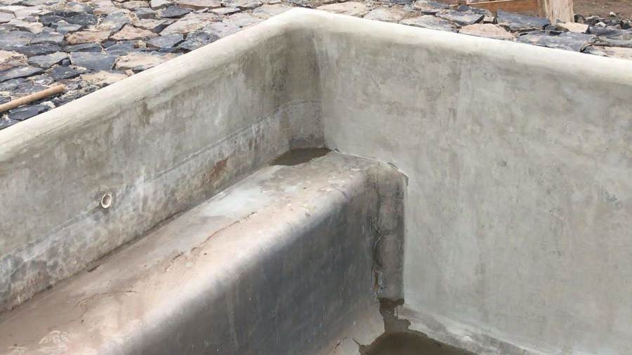 Impermeabilización de cisternas, fuentes o albercas
