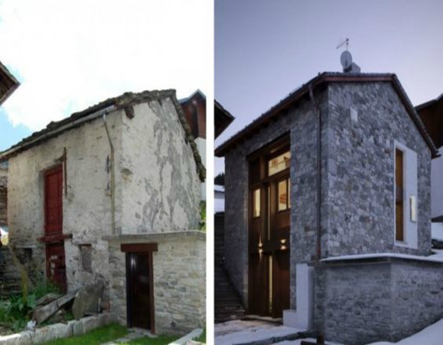 Antes y después de una restauración. Imagen cortesía de pinimg.com.