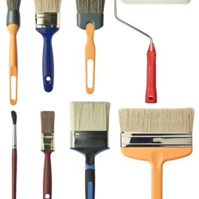 Herramientas para pintar techo de cocina