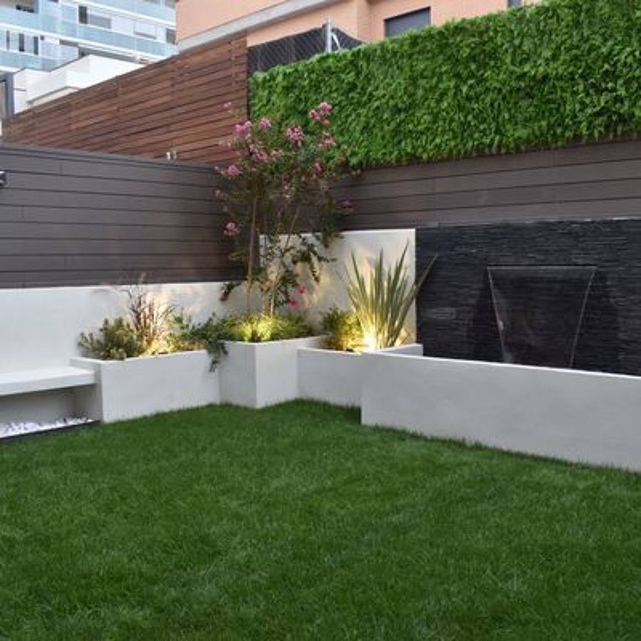 Terraza en el jardín