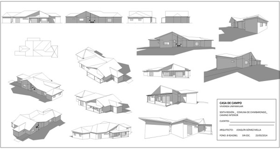 Plano especificaciones generales