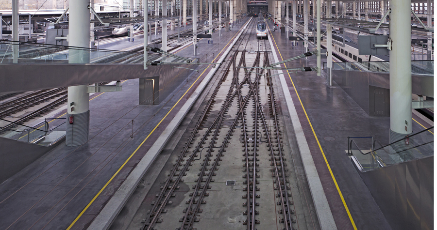 Construcción de centros de transporte público