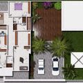 Planta alta en maqueta 3D · Diseño residencial pensado para Mexicali y Guamúchil