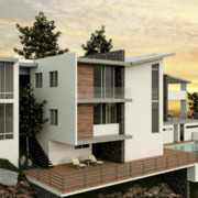 Casa Residencial "Collis" Fachada posterior