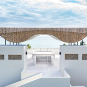 Rooftop y cubierta de Casa Aquamarine.