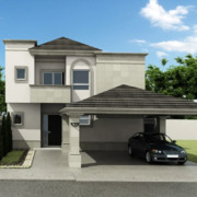 Vivienda residencial tipo medio alto