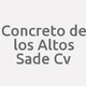Logo Concreto de los Altos Sade Cv_19904