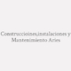 Logo Construccioines,instalaciones y Mantenimiento Aries_1468
