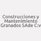 Logo Construcciones y Mantenimiento Granados SAde C:v_24344