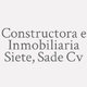 Logo Constructora e Inmobiliaria Siete, Sade Cv_12273
