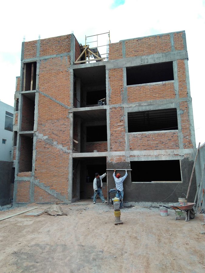 Proceso de construcción departamentos