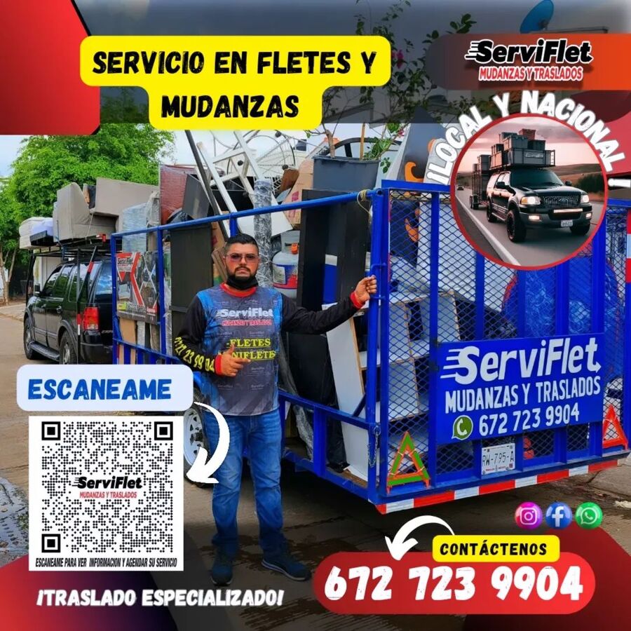 Fletes y mudanzas locales y nacionales