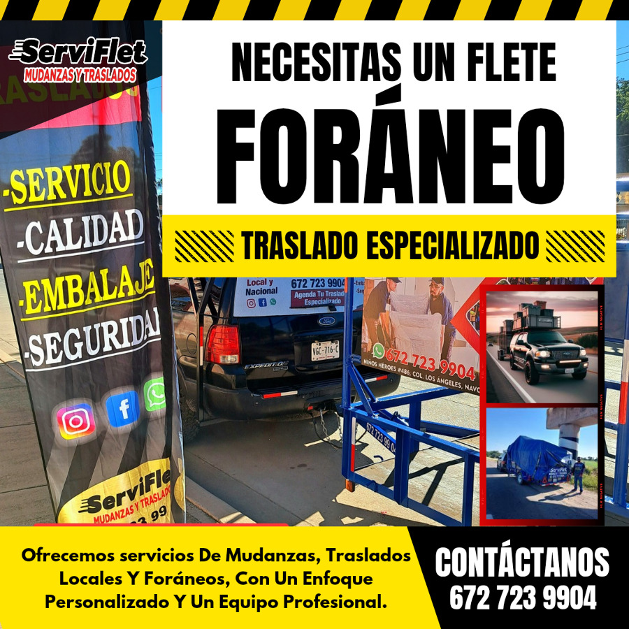 ​Fletes Foráneos y Traslado Especializado