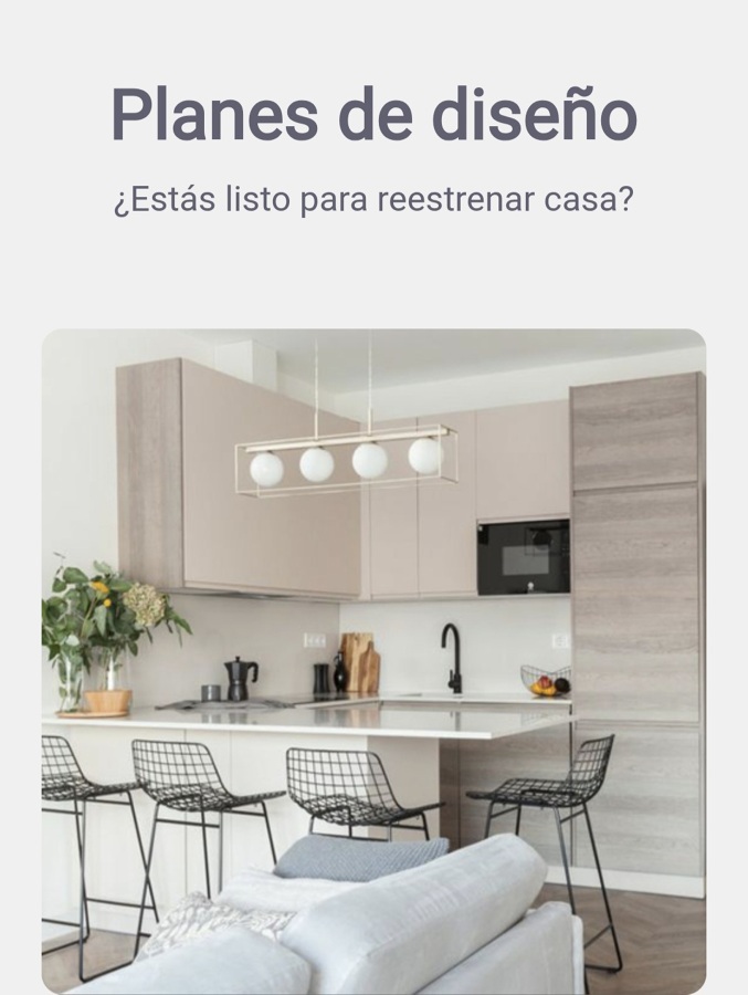 Diseño de cocina abierta