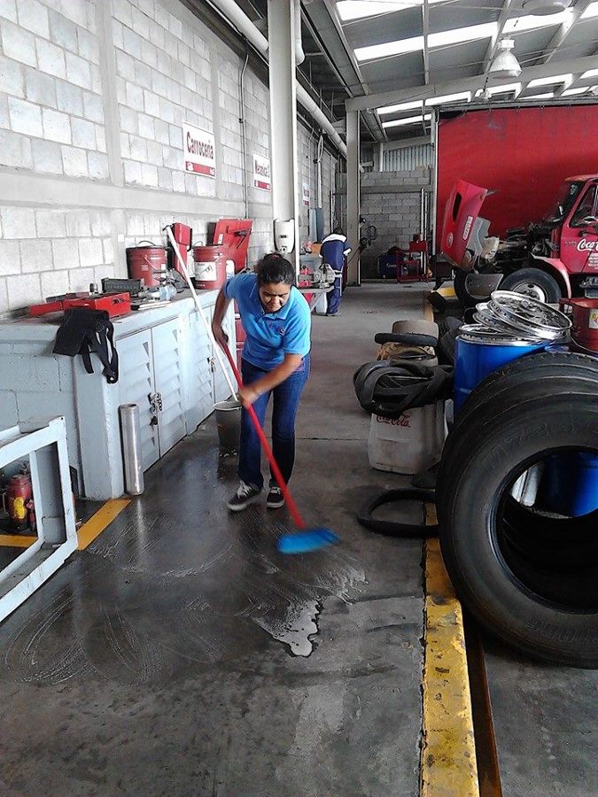 Limpieza en taller