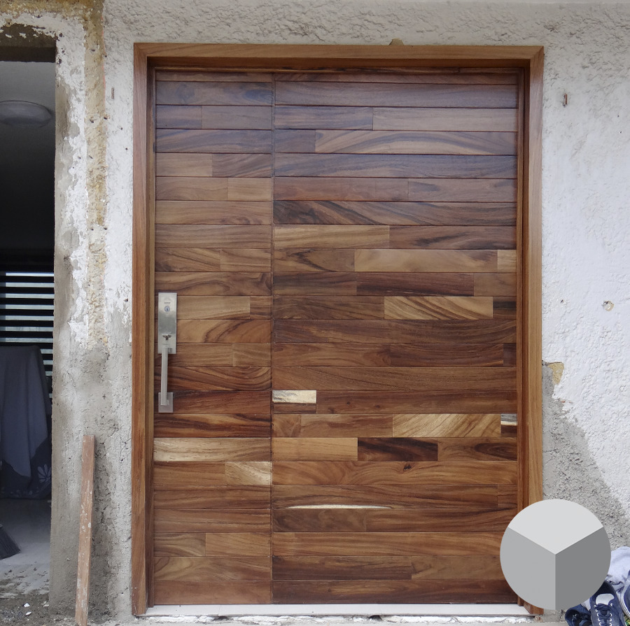 Puerta de parota, proyecto Casa Hospicio