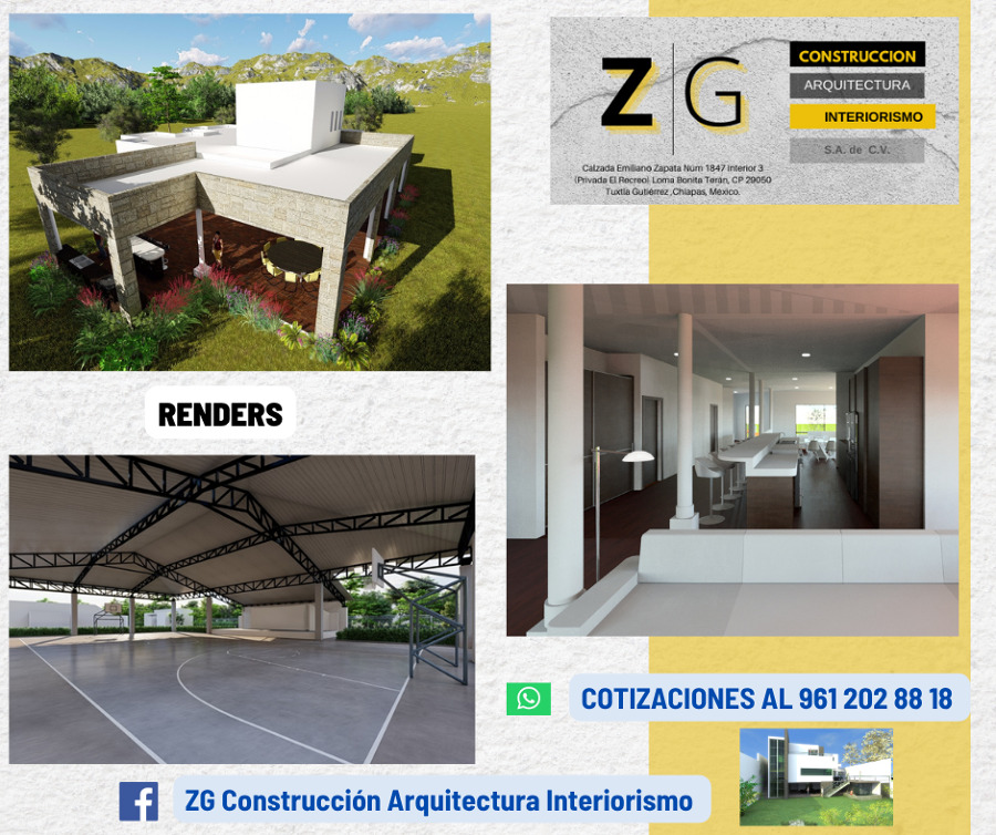 RENDERS DE AREAS ARQUITECTONICAS