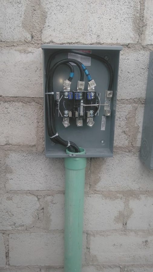 Base de medicion Trifasica