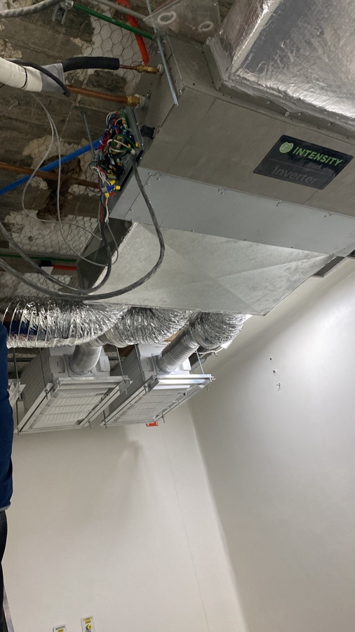 Evaporador y tuberia