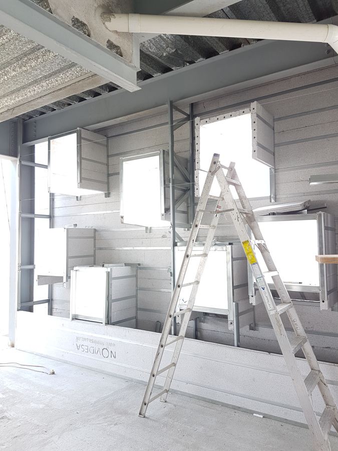 Fabricación de vanos para ventanas