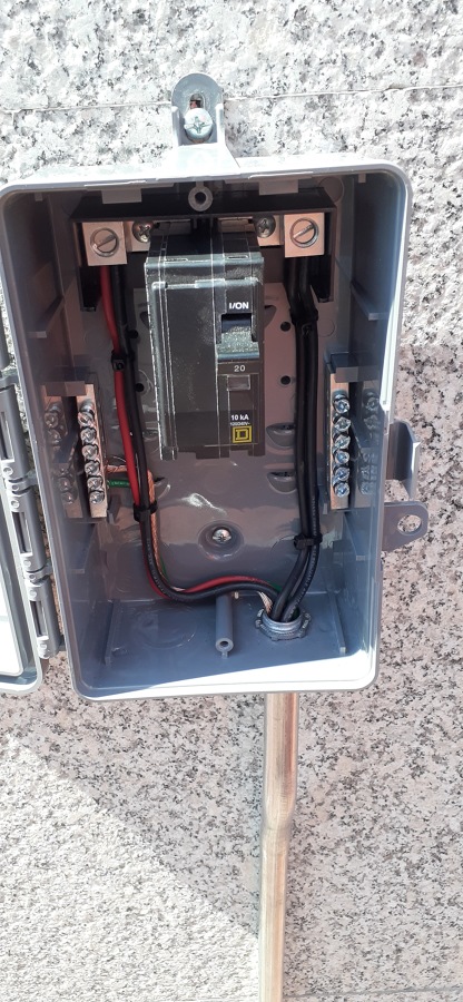 centro de carga para mini Split