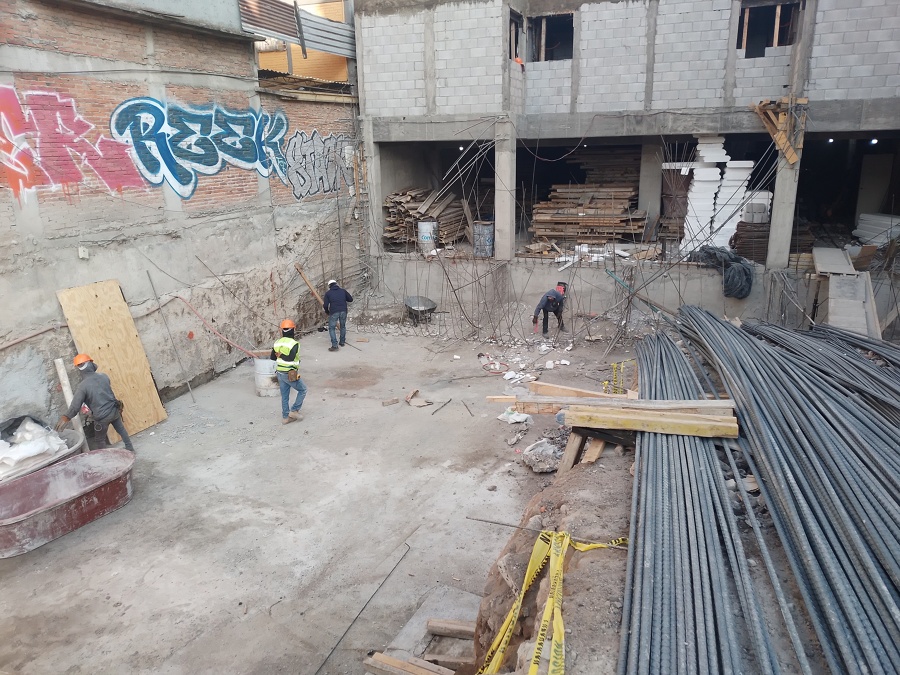 CIMENTACION DE TORRE DE DEPARTAMENTOS