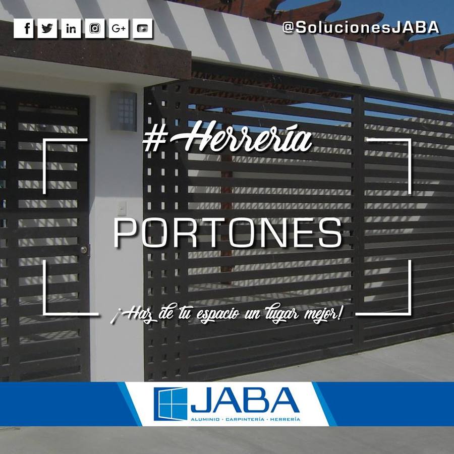 Portón de herrería