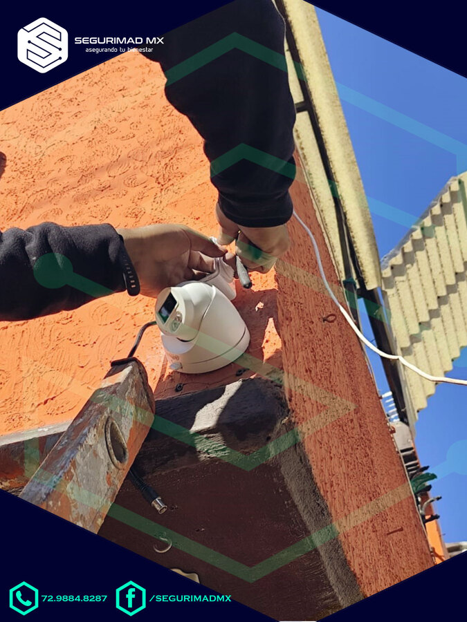 INSTALACION CAMARA DOMO 4K PARA EXTERIOR