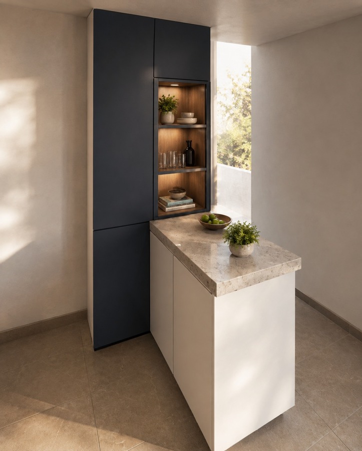 Península de cocina Adara