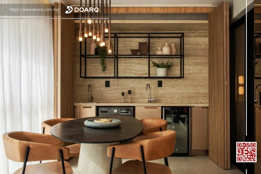 Cocina/Comedor de diseño contemporáneo
