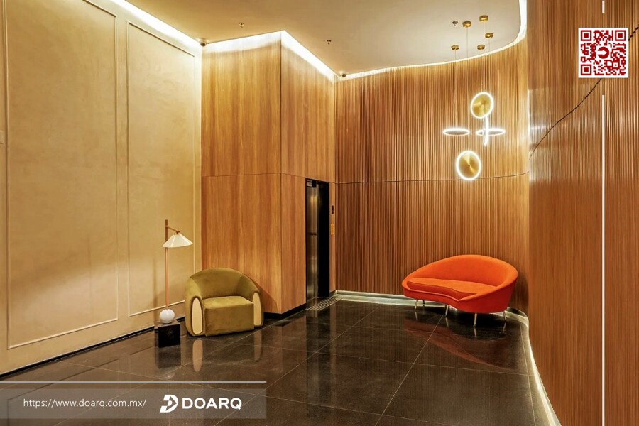 Lobby de diseño contemporáneo