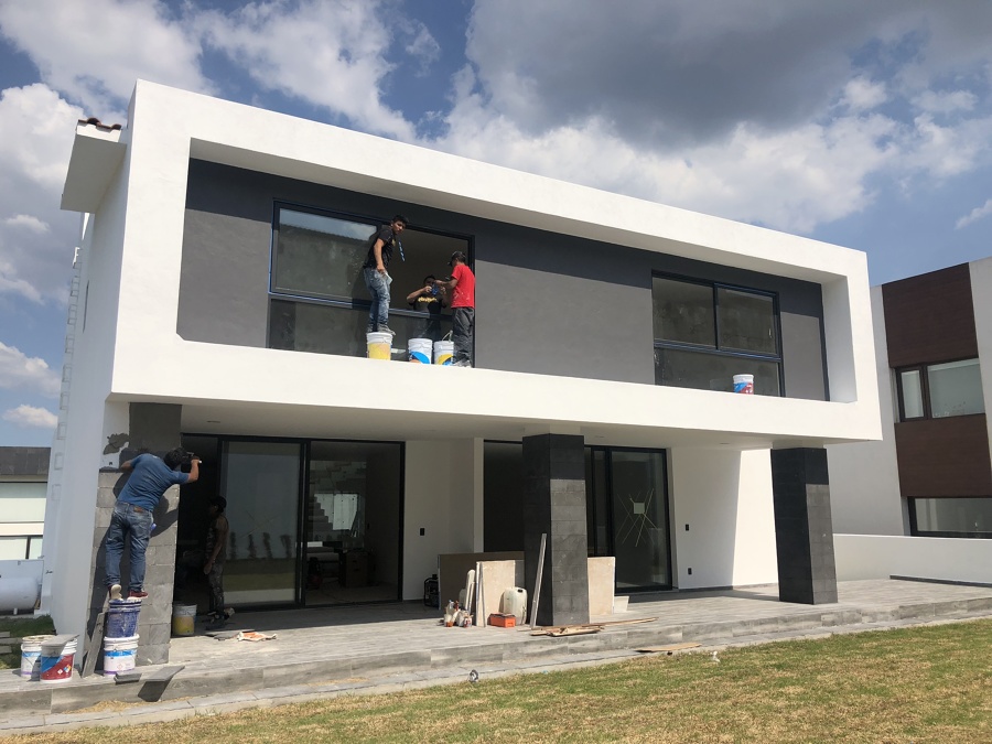 Fachada posterior casa L.