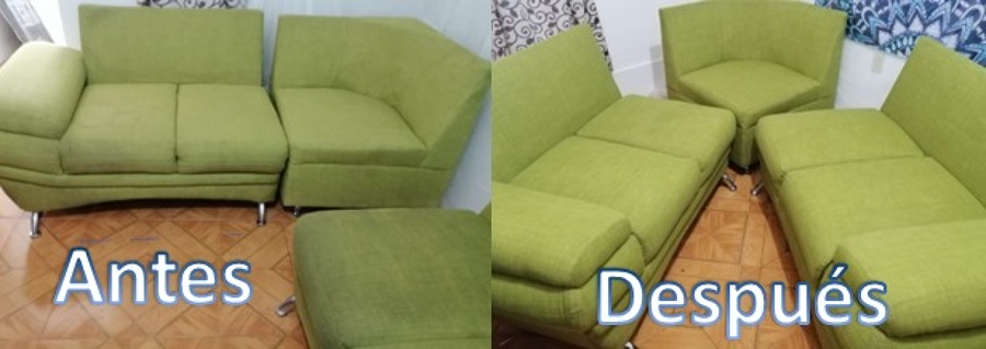 Limpieza de salas,sillones, sillas con vapor