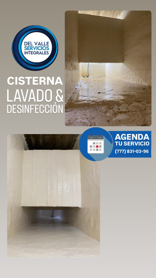 LAVADO Y DESINFECCIÓN DE CISTERNAS Y TINACOS EN CUERNAVACA Y AL REDEDORES