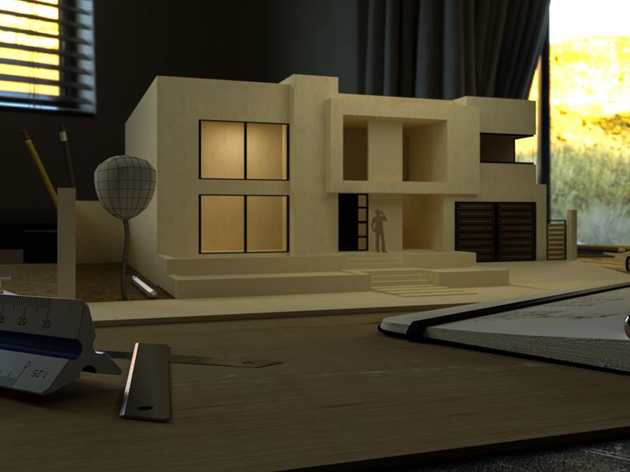 MAQUETA CASA HABITACIÓN