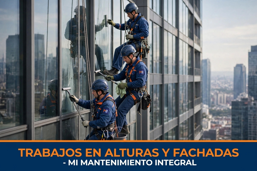 TRABAJOS EN ALTURAS Y FACHADAS