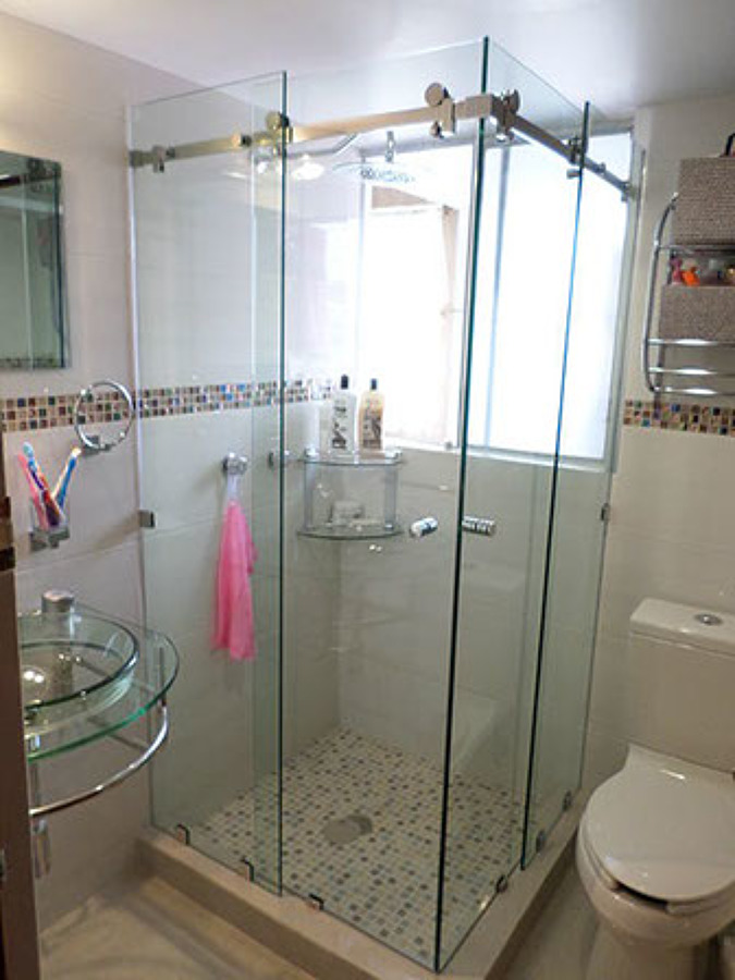 CANCEL DE BAÑO EN ESCUADRA