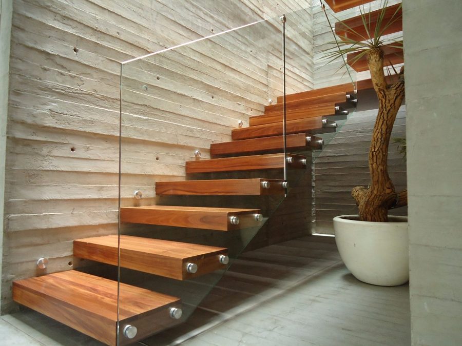 barandal de escalera