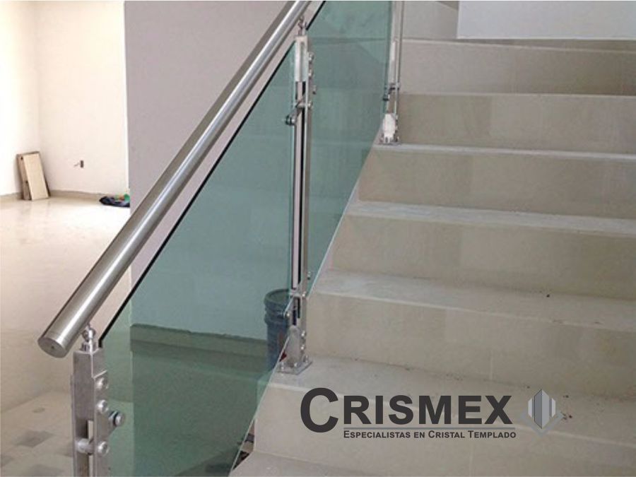 Barandales de Cristal Templado y Acero Inoxidable Crismex