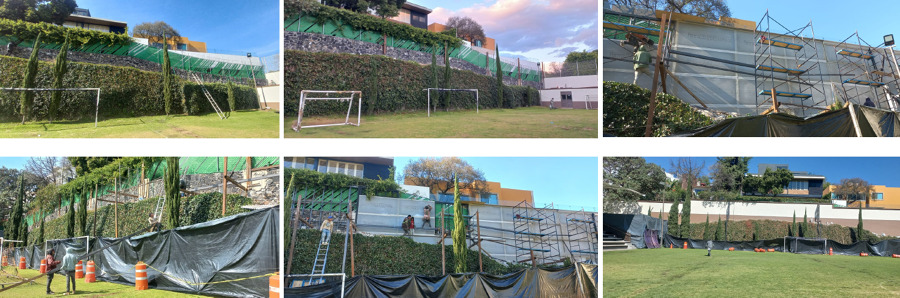 Construcción de barda perimetral