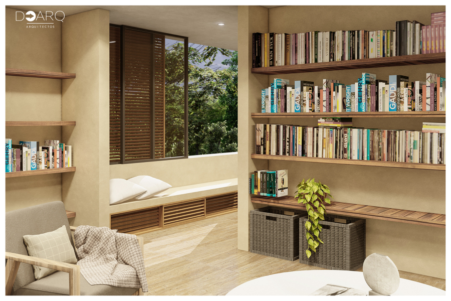 RESIDENCIA SOLUNA BIBLIOTECA