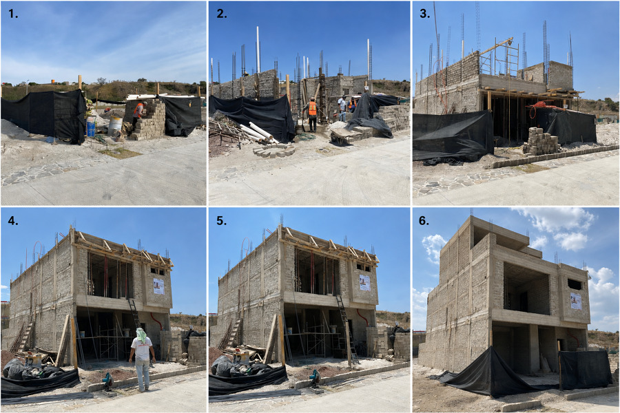 Proceso obra negra casa habitacion Coto Cerezo Valle Imperial.