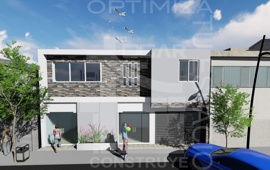 Diseño de casa Habitación Con Locales