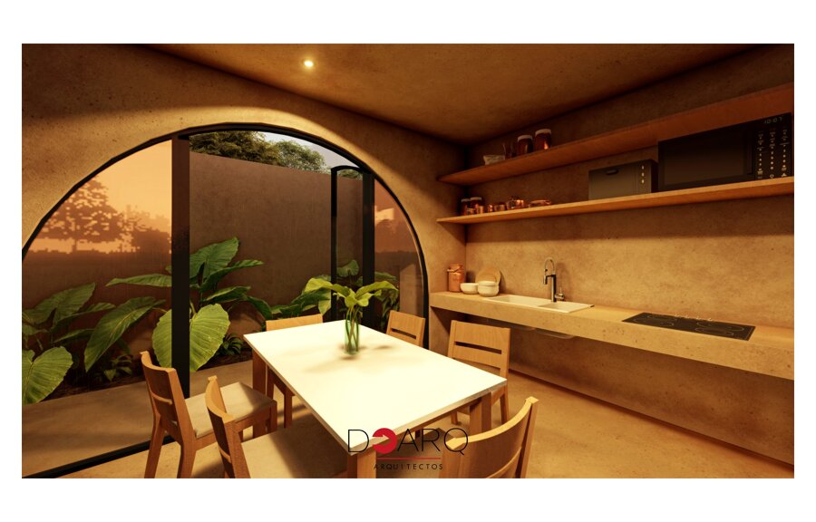 Diseño interior moderno con inspiración natural