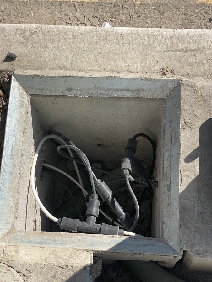 Cableado público de postes de alumbrado