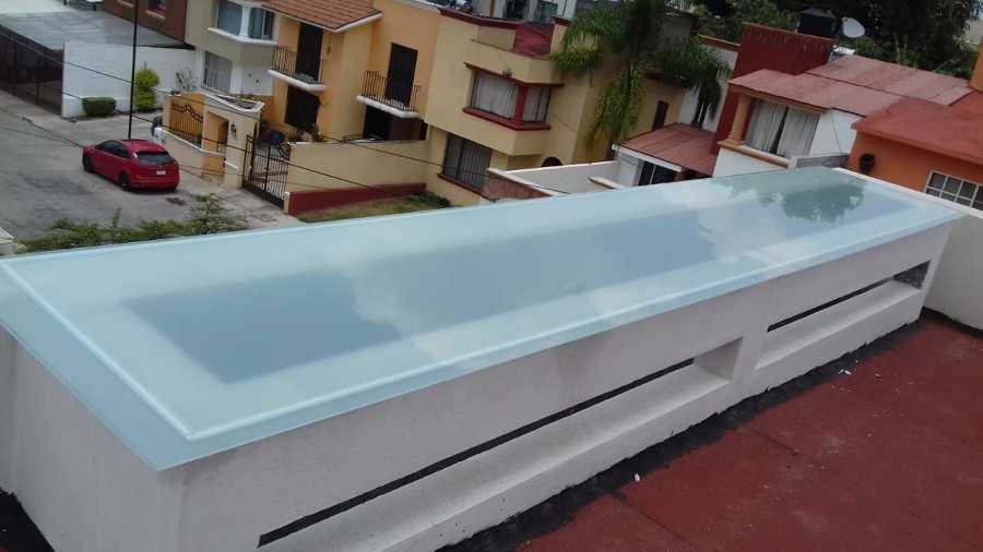 Domo cristal satinado templado