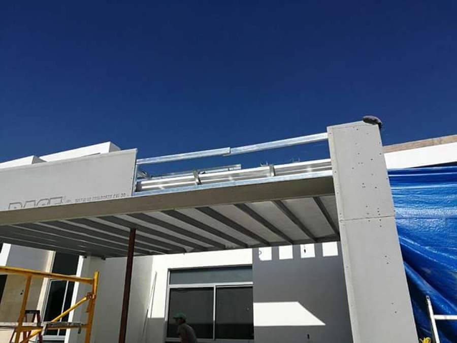 Fachada de durock