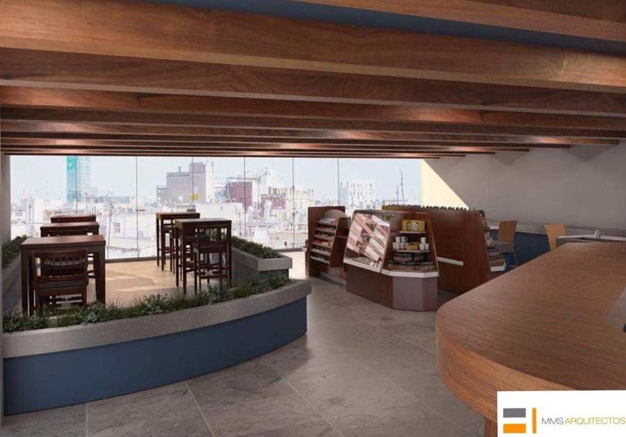 RENDER PROPUESTA DE CAFETERIA DE UNIVERSIDAD