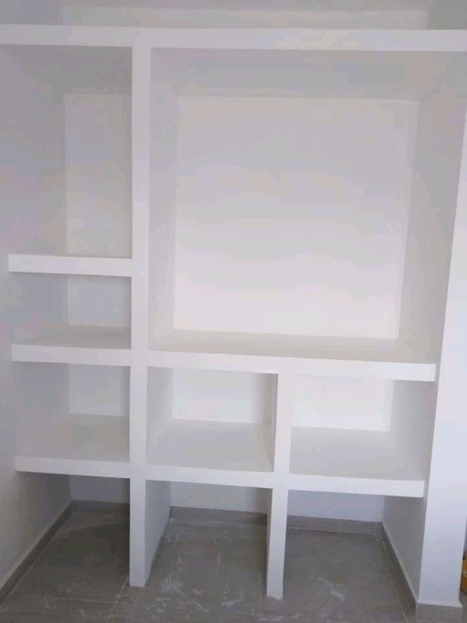 Clóset echo con madera y tablaroca