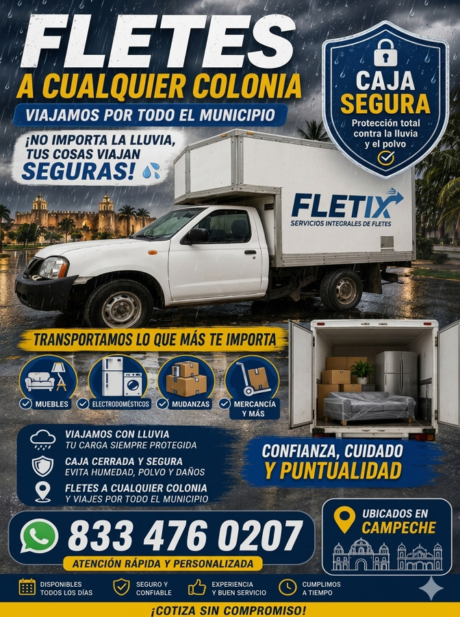 Fletix Campeche (fletes y mudanzas)